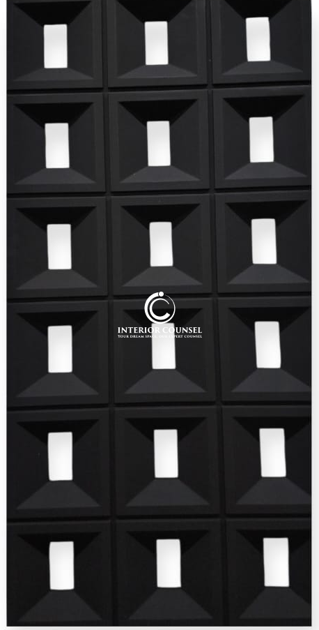Model: A071-06 (Rectangle Grid - Black)