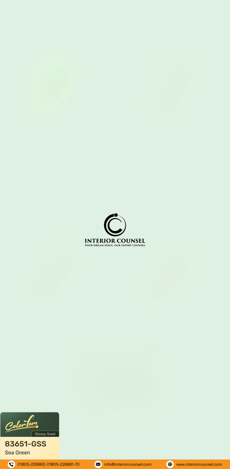 Code: 83651-GSS ( Sea Green Glossy Sued Gloss Texture )